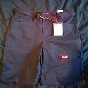 Gloria Vanderbilt Mid Rise Stretch Capris Sz 4